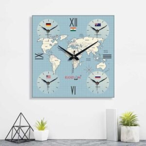 wall clock around the world in 24 hours wall clock blue 1.jpg