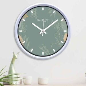 wall clock fleur wall clock green 1.jpg
