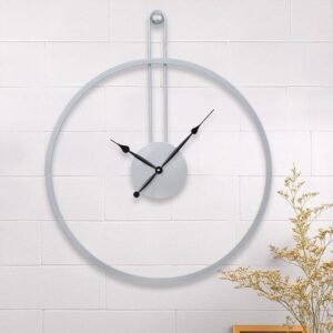 wall clock hake round wall clock silver 1.jpg