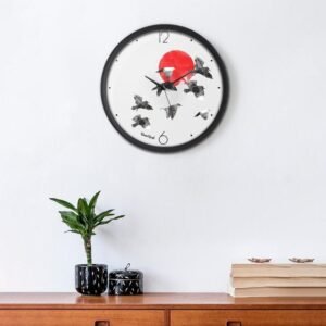 wall clock red moon wall clock 1.jpg
